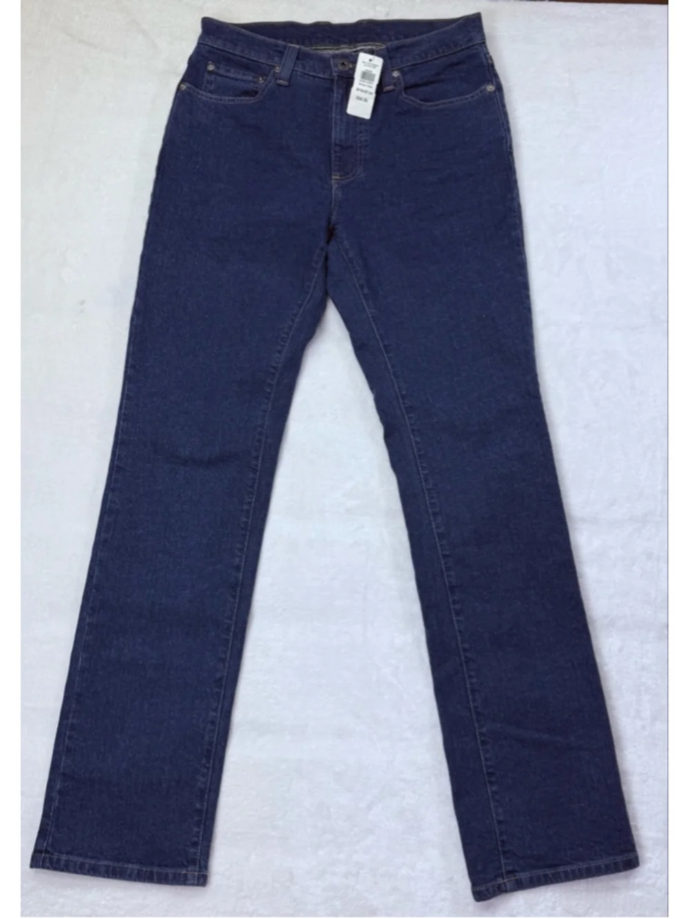 Men's LL Bean Blue Standard Fit Straight Jeans 30x32
